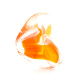 12MM Orange/White Opal Interlock Bead (24 pieces)
