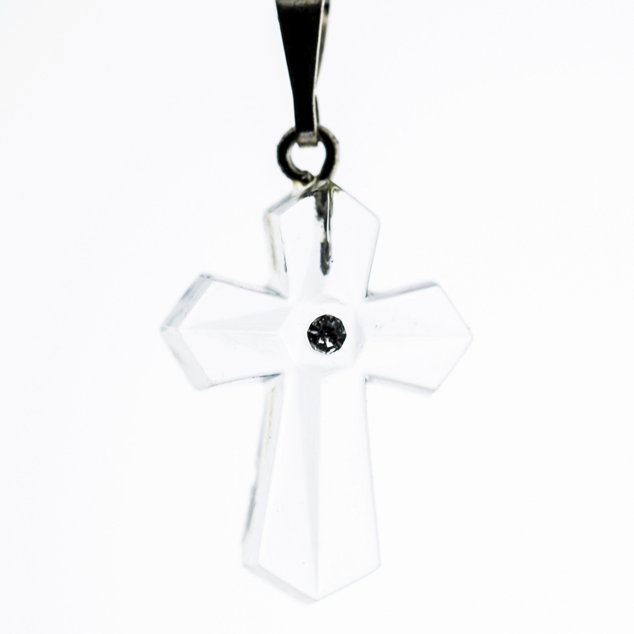 20X14MM Crystal Cross Pendant (12 pieces)