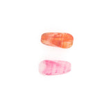 16X8MM Pink Glass Barq. Bead (36 pieces)