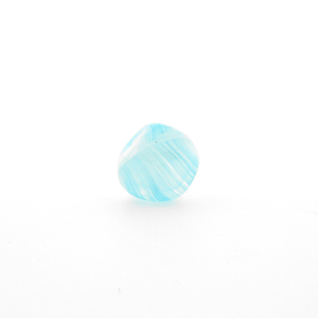 12MM Aqua Quartz Baroque Glass Bead (24 pieces)