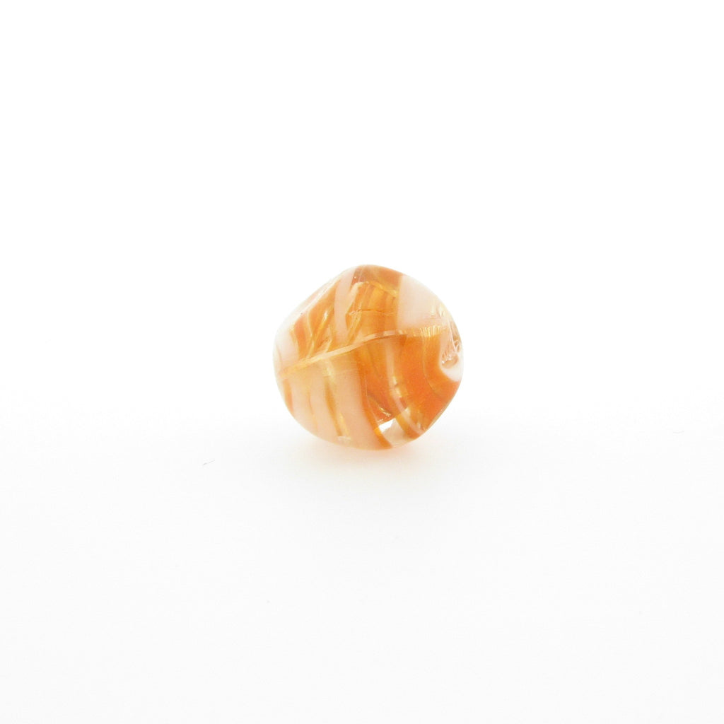 12MM Peach Quartz Baroque Glass Bead (24 pieces)