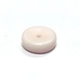 8MM Opaque Pink Glass Rondel Bead (144 pieces)