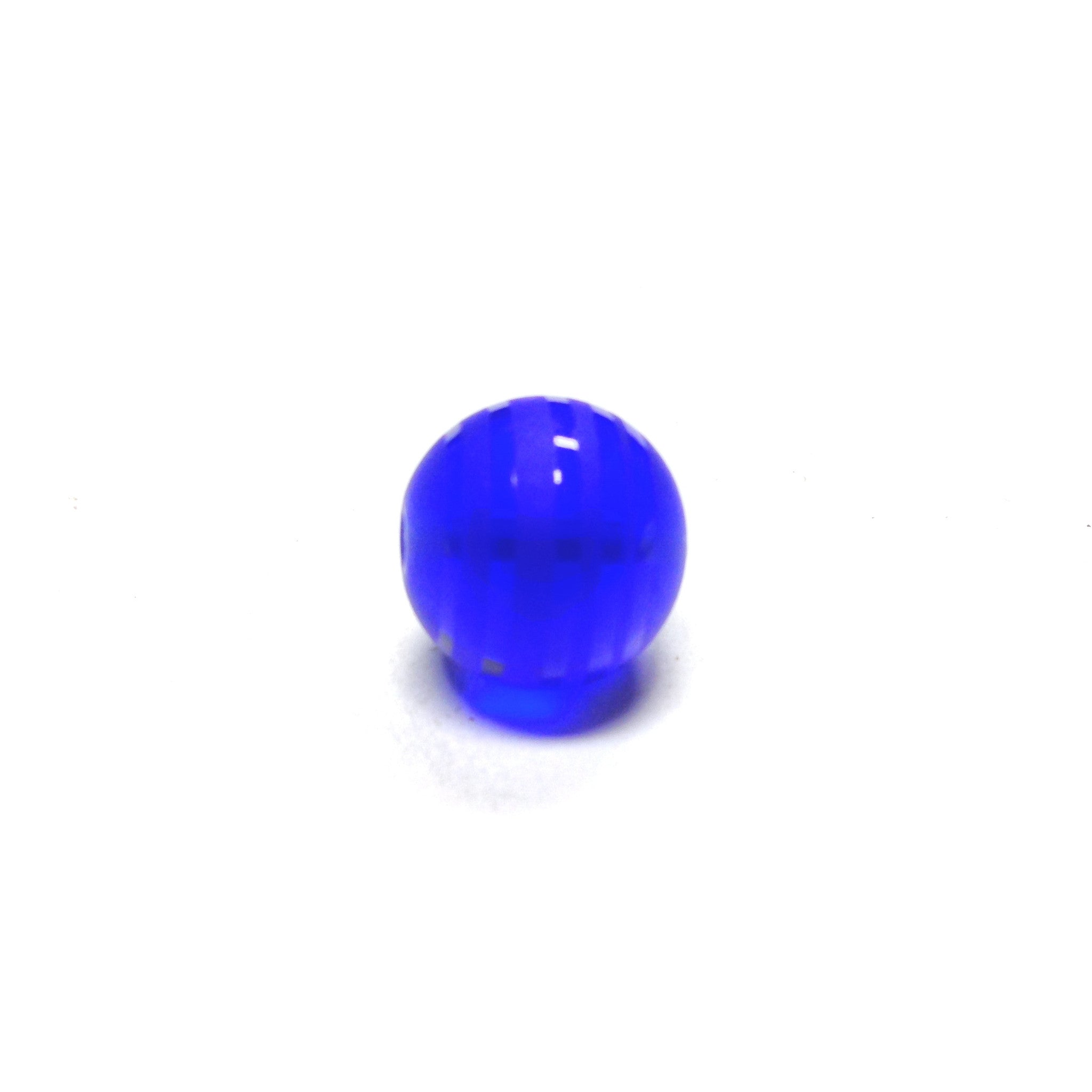 10MM Sapphire Blue Glass Bead (12 pieces)