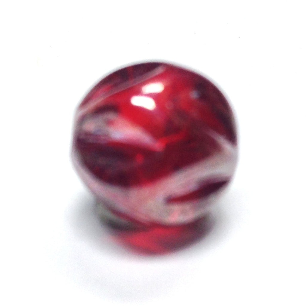 12MM Ruby Red Luster Nugget Bead (36 pieces)