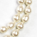4MM Kiska Baroque Glass Pear Beads 30" (1 strand)