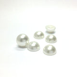 10MM High Dome White Pearl Cab (576 pieces)