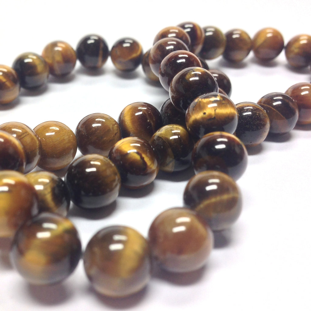 6MM Tigereye Gemstone Beads 16" (66 pieces)