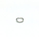 6MM Split Ring Silver Plate (144 pieces)