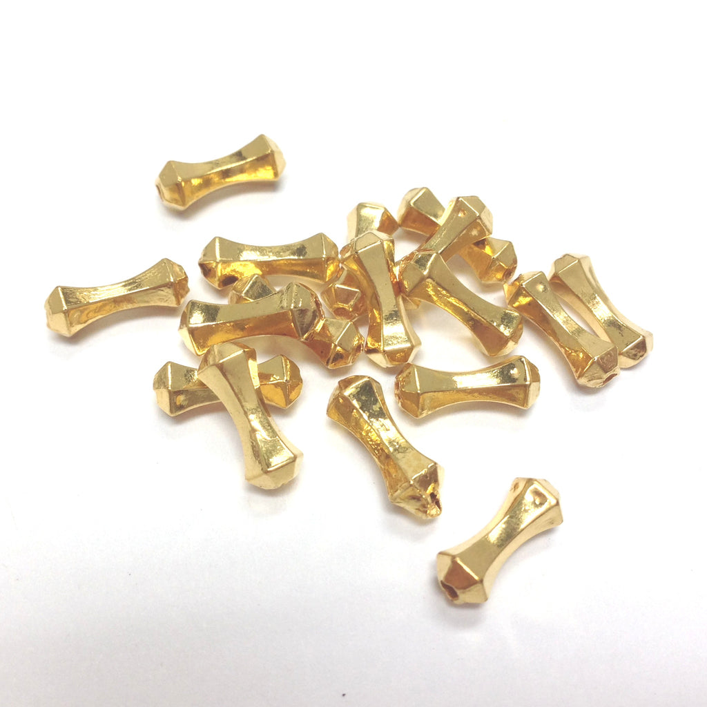 11X4MM Gold Barbell Bead (144 pieces)