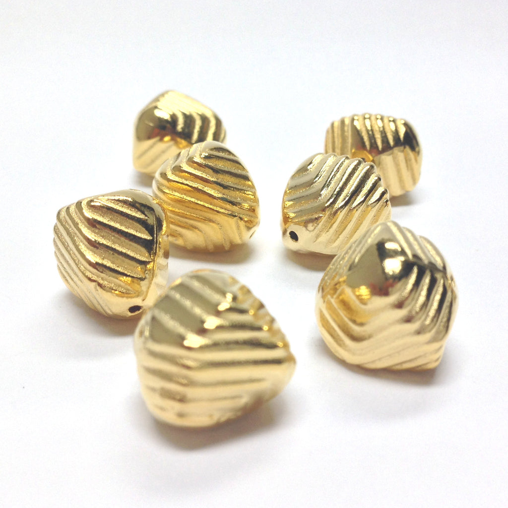 14MM Hamilton Gold Baroque Bead (24 pieces)