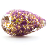 24X14MM Amethyst Foil Pearshape Bead (2 pieces)