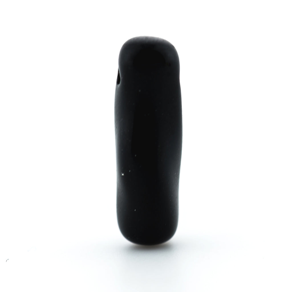 17X6MM Black Glass "Stick" Drop (72 pieces)