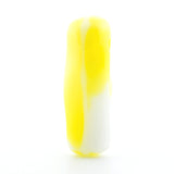 17X6MM Yellow/Wht Glass "Stick" Drop (72 pieces)