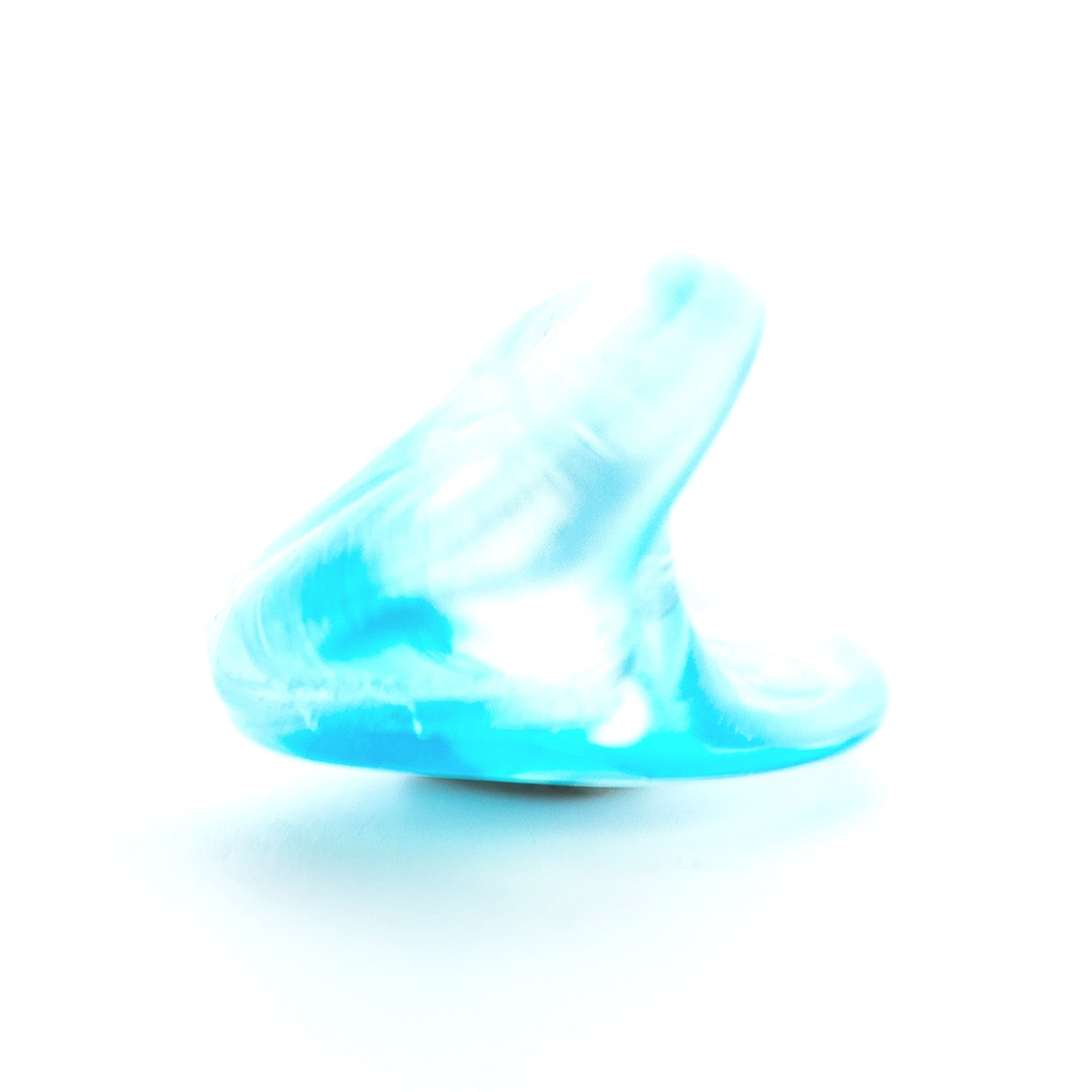 12MM Blue/White Opal Interlock Bead (24 pieces)