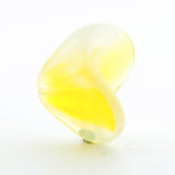 12MM Yellow/White Opal Interlock Bead (24 pieces)