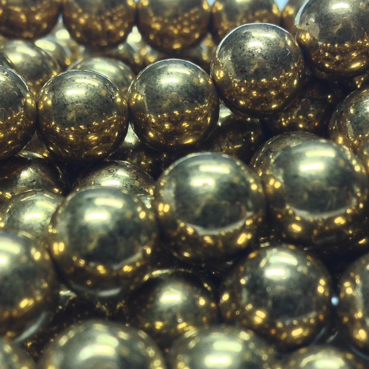 4MM Bronze Glass Round Beads (1200 pieces)