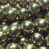 8MM Bronze Glass Round Beads (300 pieces)