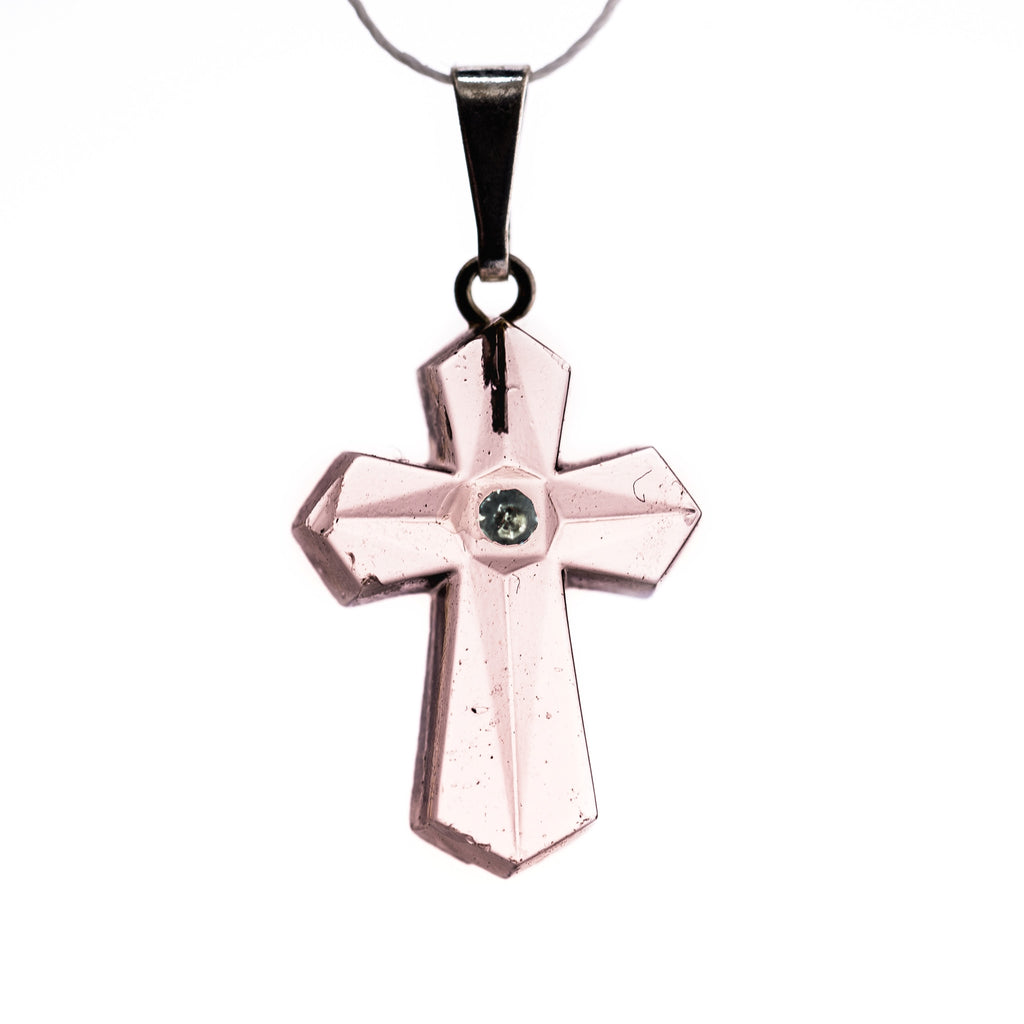 20X14MM Rose Cross Pendant (12 pieces)