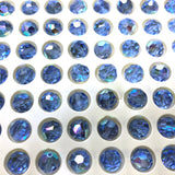 8MM Light Sapphire Ab Cut Crystal Faceted Beads (96 pieces)