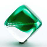 12MM Emerald Green/Crystal Glass Bead (36 pieces)