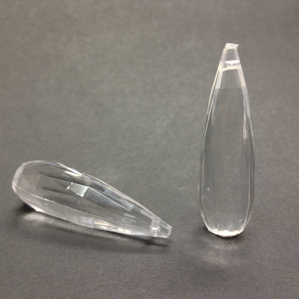 39X12MM Crystal Faceted Drop (36 pieces)