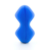 Blue Opaque Bow Shape Glass Bead (144 pieces)