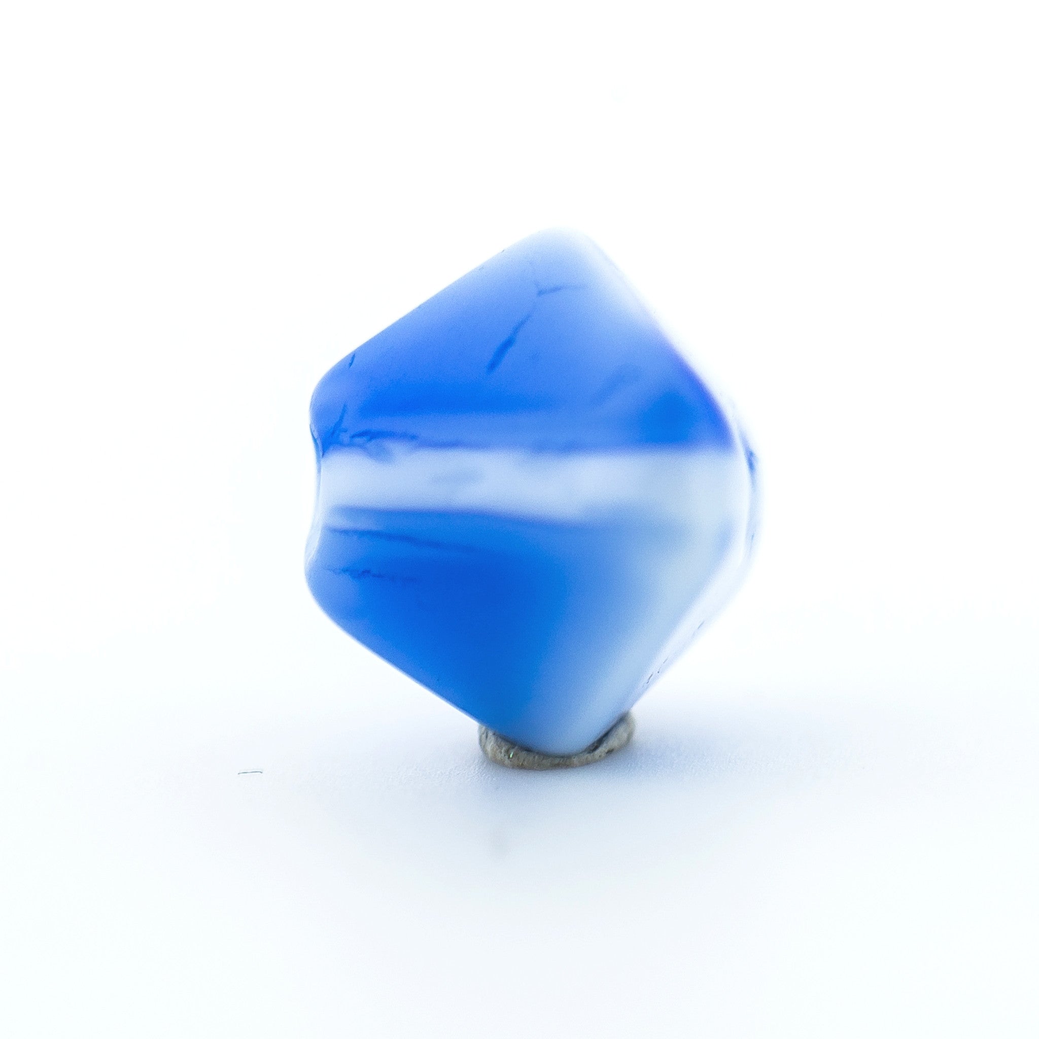 6MM Blue Glass Nugget Bead (144 pieces)