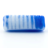 15X6MM Blue Glass Tube Bead (36 pieces)