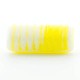 15X6MM Yellow Glass Tube Bead (36 pieces)