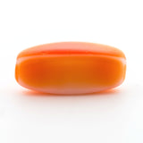 12X6MM Orange Glass Tube Bead (72 pieces)