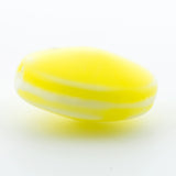 12MM Yellow Glass Side-Drill Disc Bead (36 pieces)