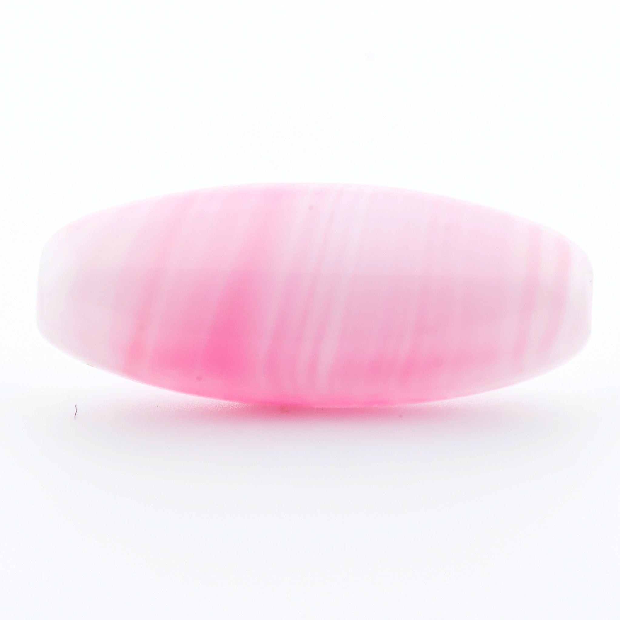 14X6MM Pink Glass Oval Bead (144 pieces)