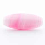 14X6MM Pink Glass Oval Bead (144 pieces)