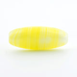 14X6MM Yellow Glass Oval Bead (144 pieces)