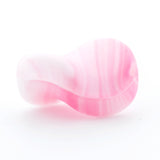 12X9MM Pink Glass Twist Bead (72 pieces)