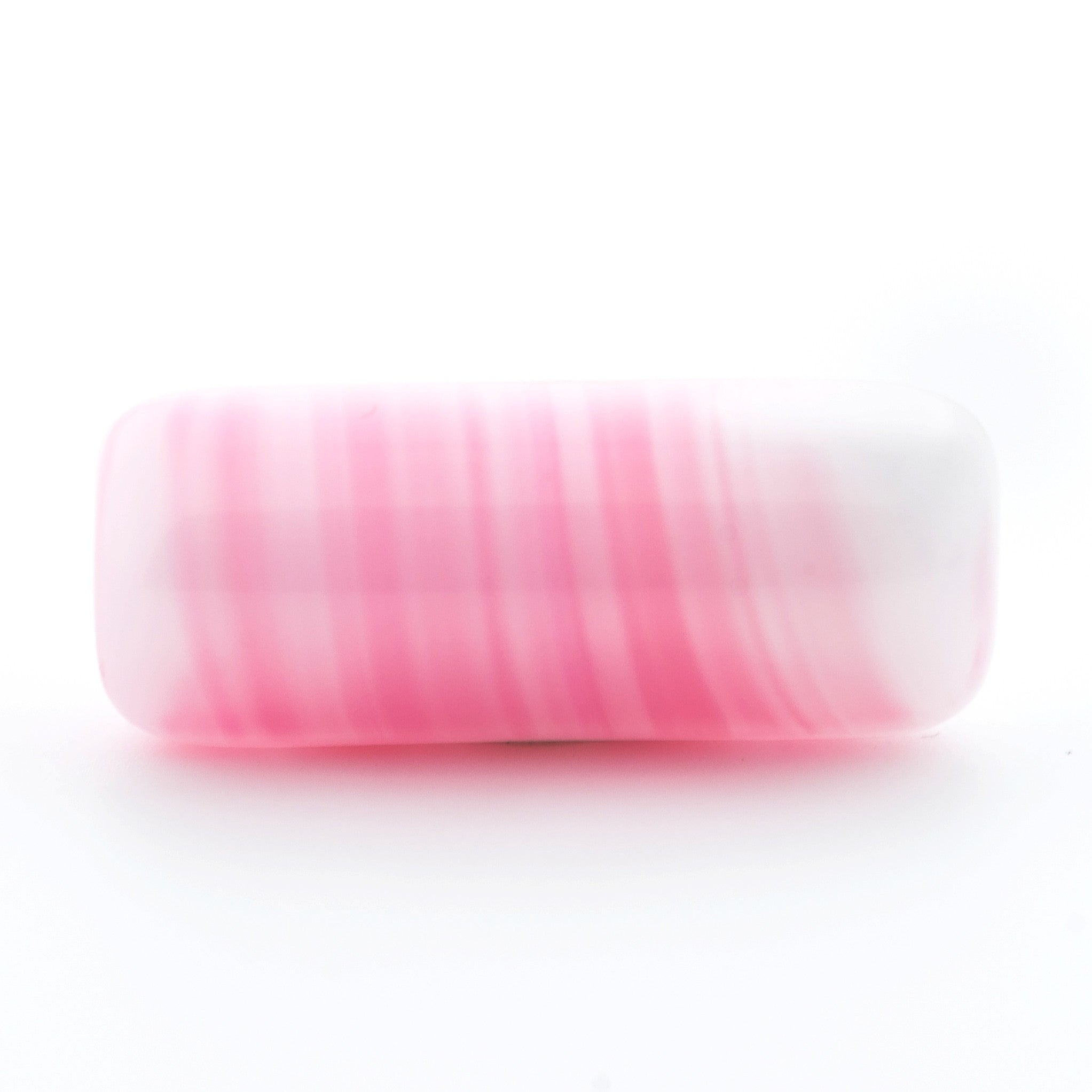 15X6MM Pink Glass Tube Bead (72 pieces)