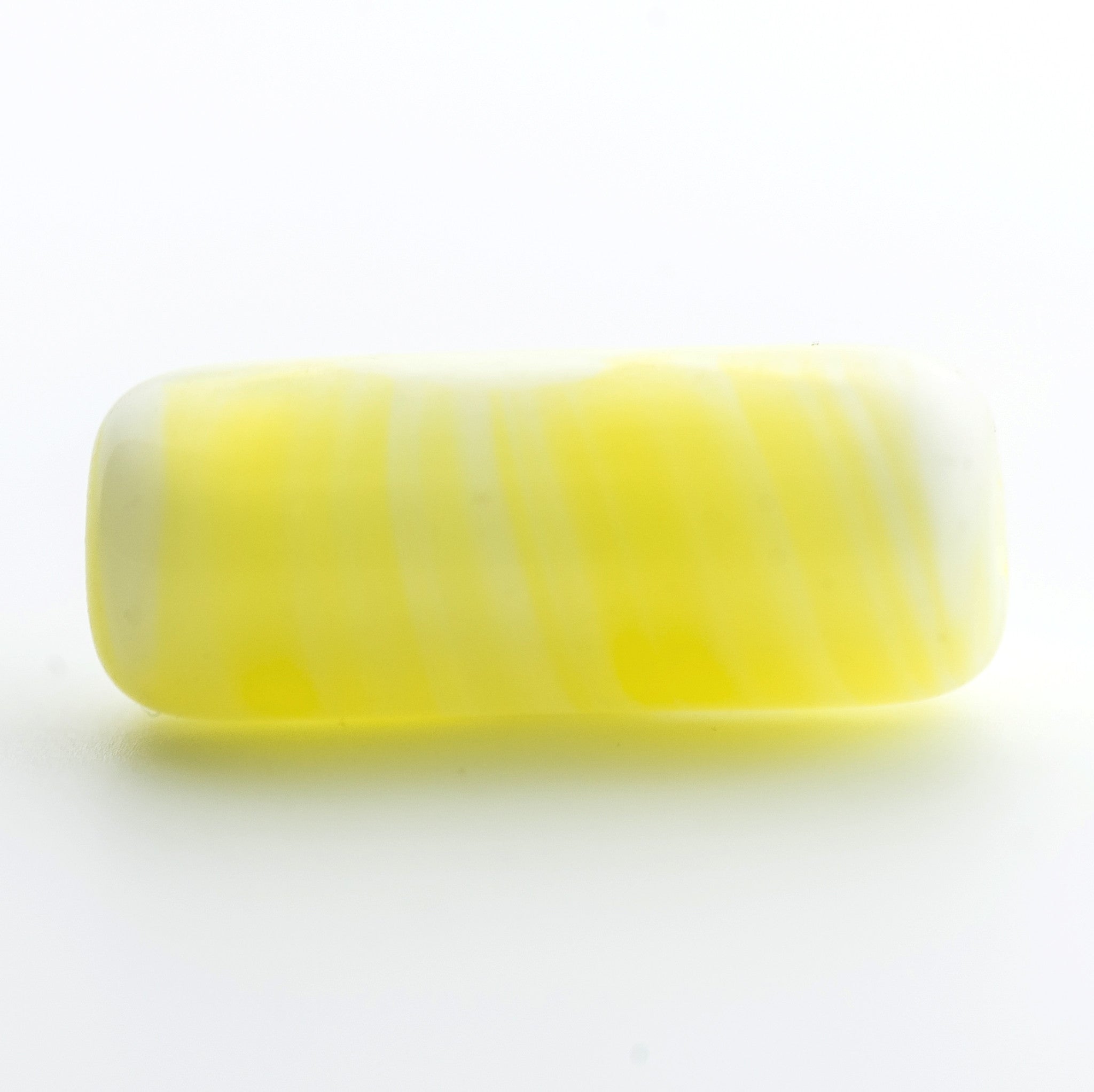 15X6MM Yellow Glass Tube Bead (72 pieces)
