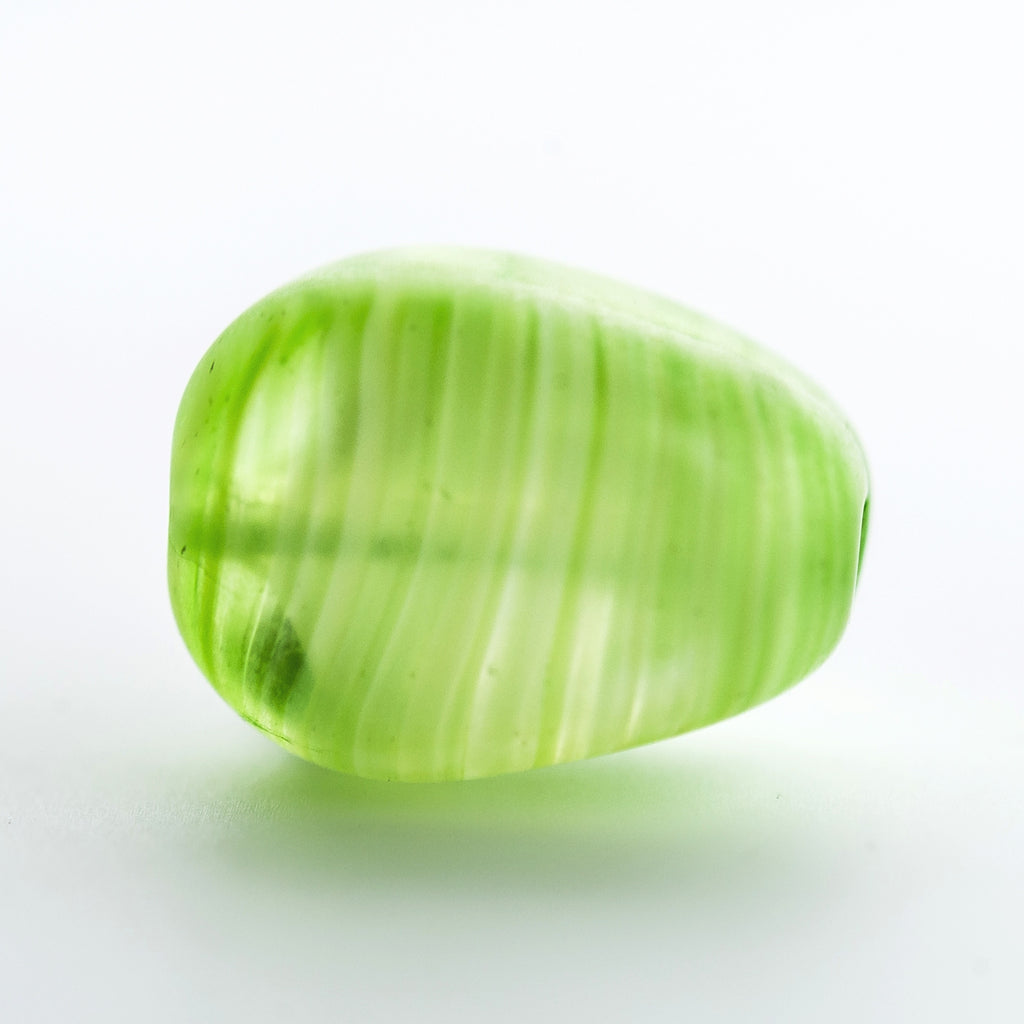13MM Green Quartz Glass Nugget Bead (36 pieces)