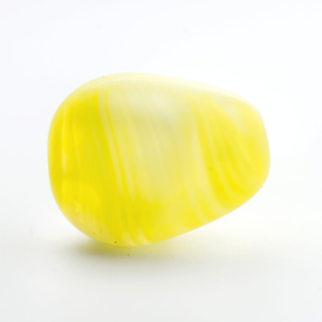 13MM Yellow Quartz Glass Nugget Bead (36 pieces)