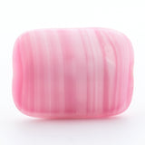 14X10MM Pink Glass Rectangle Bead (36 pieces)