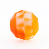 8MM Orange Faceted Glass Bead (72 pieces)