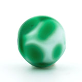 8MM Green/Wht Glass Baroque Bead (72 pieces)