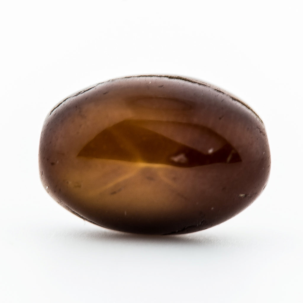Tiger Eye Glass Oval Bead (36 pieces)