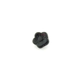 Black Givre Glass Flower Bead (100 pieces)