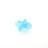 9MM Aqua Glass Rondelle (72 pieces)