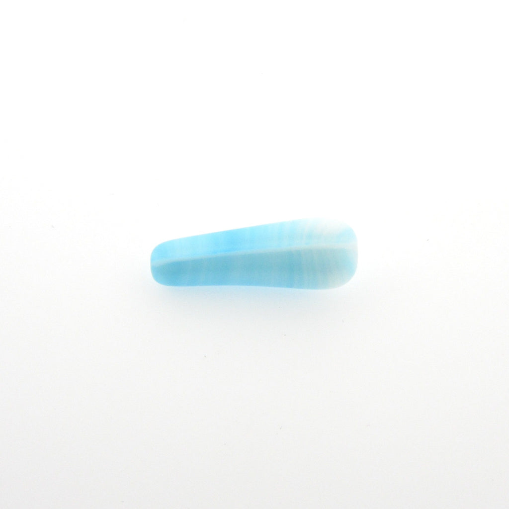 21X7MM Aqua Glass Pear Bead (36 pieces)