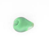 Green Baroque Pearshape Glass Bead (36 pieces)