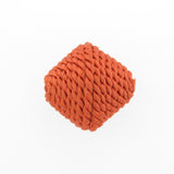 23MM Rust Corded Pyramid Bead (2 pieces)