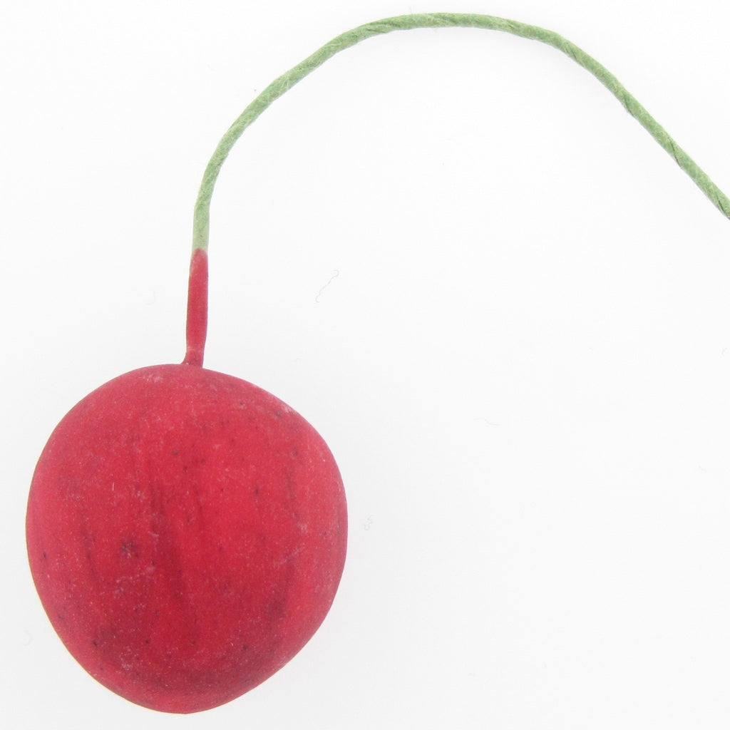 Red Paper Mache Cherry (12 pieces)