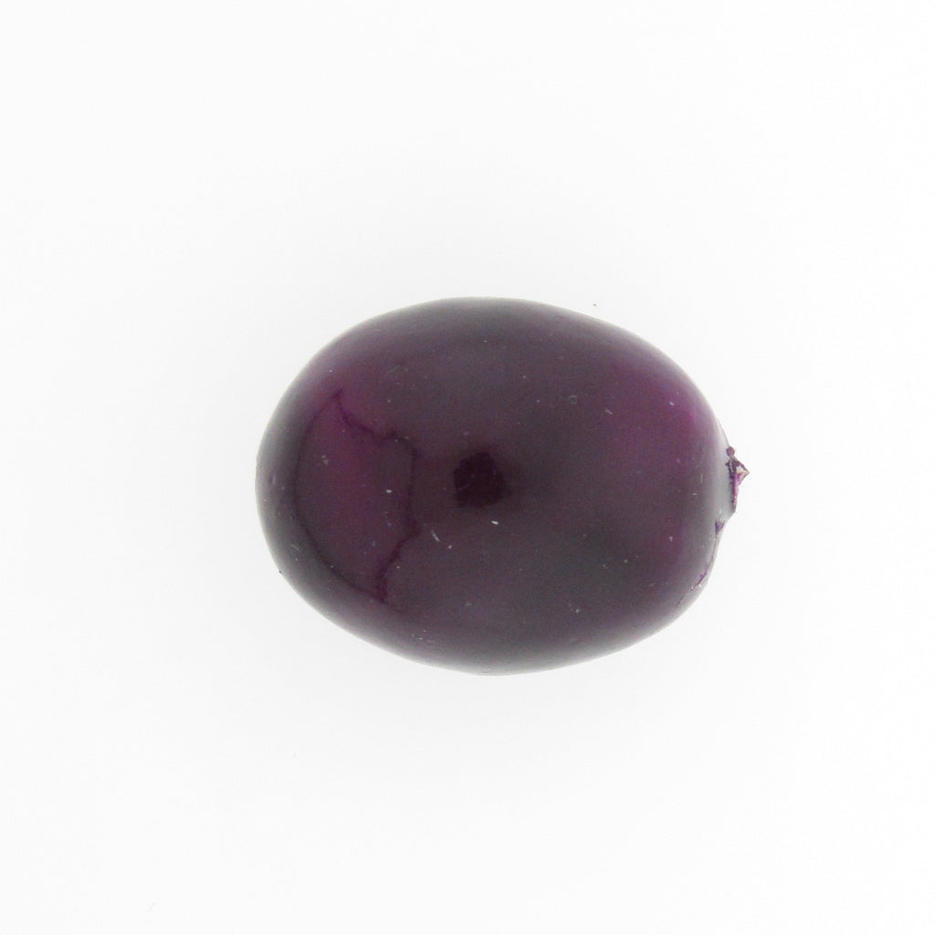 24X18MM Purple Oval Paper Mache Bead (12 pieces)